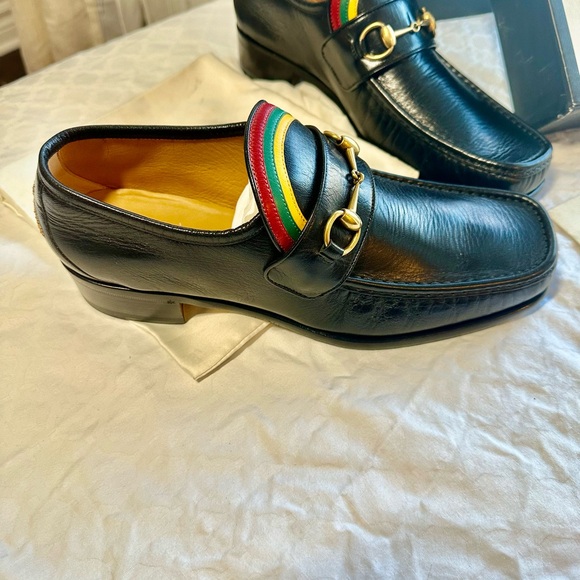 Gucci Vegas Rainbow Horsebit “Bee” Embellished Loafer main image 7